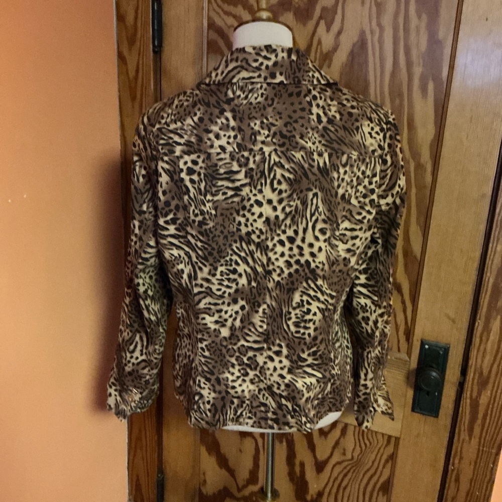 Joan Rivers Animal Print Jacket - Picture 8 of 14